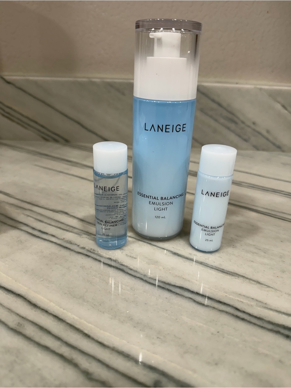 LANEIGE Light Blue Hydrating Emulsion Trio